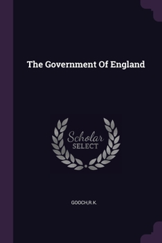 Paperback The Government Of England Book