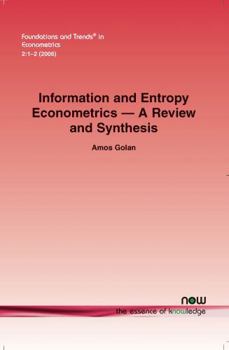 Paperback Information and Entropy Econometrics - A Review and Synthesis: A Review and Synthesis Book