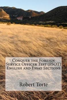 Paperback Conquer the Foreign Service Officer Test Fsot English and Essay Sections Book