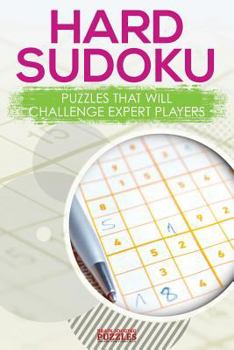 Paperback Hard Sodoku Puzzles that Will Challenge Expert Players Book