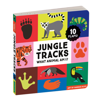 Board book Jungle Tracks Lift-The-Flap Board Book