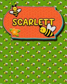 Handwriting Practice 120 Page Honey Bee Book Scarlett: Primary Grades Handwriting Book K-2