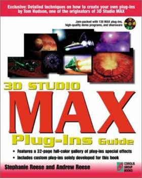 Paperback 3D Studio Max Plug-Ins Guide [With CDROM] Book