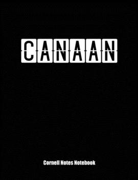 Cornell Notes Notebook: Cornell Note Paper Notebook. Blank Books for College Students. Large College Ruled Medium Lined Journal Note Taking System for School and University. Personalized Name: Canaan