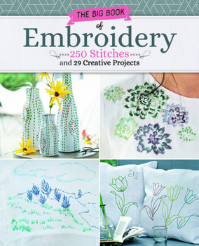Paperback Big Book of Embroidery: 250 Stitches with 29 Creative Projects Book