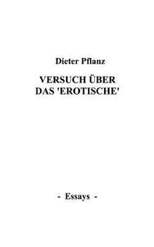 Paperback Versuch über das "Erotische": Essays [German] Book