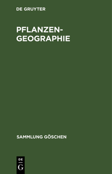 Hardcover Pflanzengeographie [German] Book