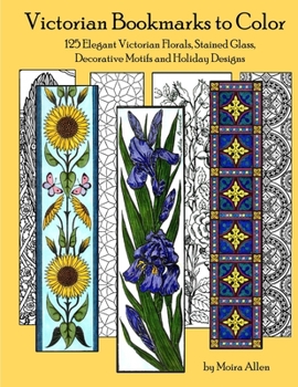 Victorian Bookmarks to Color