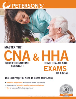 Paperback Master The(tm) Certified Nursing Assistant (Cna) and Home Health Aide (Hha) Exams Book