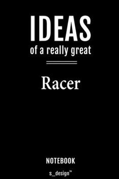 Notebook for Racers / Racer: awesome handy Note Book [120 blank lined ruled pages]