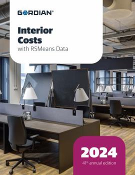Paperback Interior Costs With RSMeans Data 2024 Book