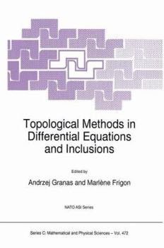 Paperback Topological Methods in Differential Equations and Inclusions Book