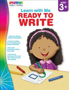 Paperback Ready to Write, Grades Preschool - K (Learn with Me) Book
