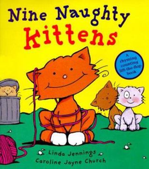 Hardcover Nine Naughty Kittens Book