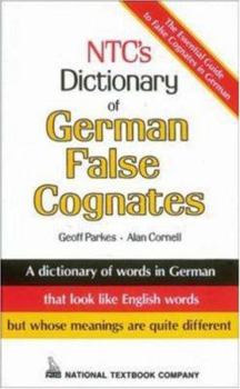 Paperback NTC's Dictionary of German False Cognates Book