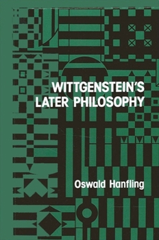 Paperback Wittgenstein's Later Philosophy Book