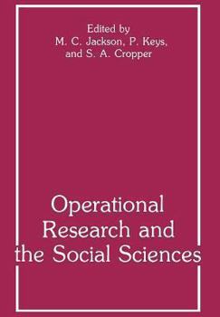 Paperback Operational Research and the Social Sciences Book
