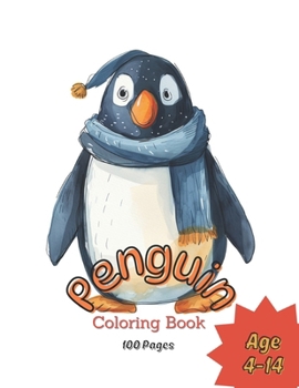 Paperback Penguin Coloring Book