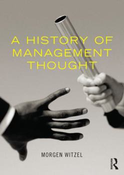 Hardcover The history of management thought. Book
