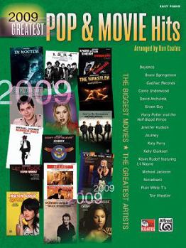 Paperback Greatest Pop & Movie Hits 2009: Easy Piano Book