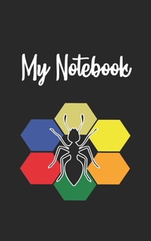 Paperback My Notebook: Ant Retro And Vintage Style 100 Pages And Lined Book