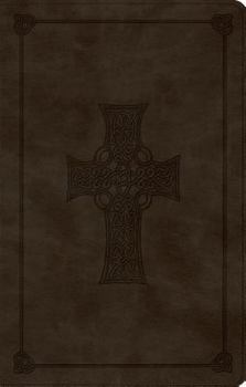 Imitation Leather Ultrathin Bible-ESV-Celtic Cross Design Book