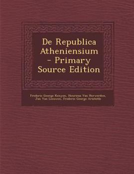 Paperback de Republica Atheniensium - Primary Source Edition [Latin] Book