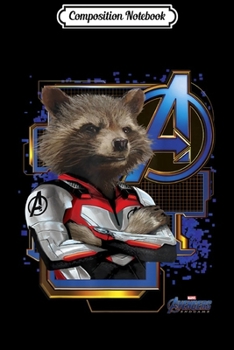 Composition Notebook: Marvel Avengers Endgame Rocket Logo Graphic  Journal/Notebook Blank Lined Ruled 6x9 100 Pages