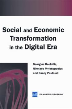 Hardcover Social and Economic Transformation in the Digital Era Book