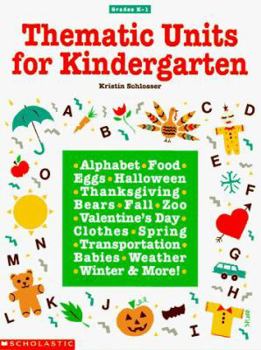 Paperback Thematic Units for Kindergarten Book
