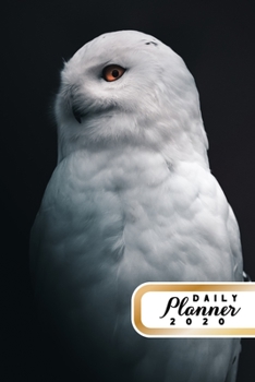 Daily Planner 2020: White Owl 52 Weeks 365 Day Daily Planner for Year 2020 6”x9” Everyday Organizer Monday to Sunday Arial Night Owl Life Plan ... Year Gift 2020 Bird Watchers Bird Enthusiast