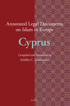 Paperback Annotated Legal Documents on Islam in Europe: Cyprus Book
