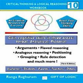 Perfect Paperback Critical thinking and Logical reasoning - Workbook 10 Book