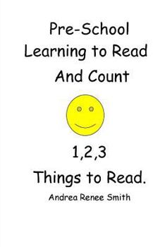 Paperback PreSchool Learning to Read and Count 123 Ready to Read Book