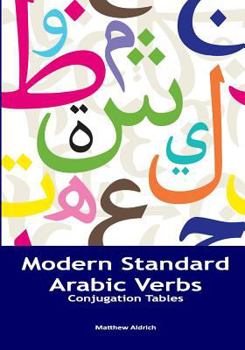 Paperback Modern Standard Arabic Verbs: Conjugation Tables Book