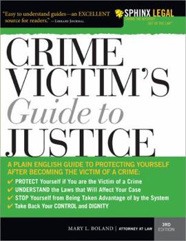 Paperback Crime Victim's Guide to Justice (Legal Survival Guides) Book