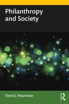 Paperback Philanthropy and Society Book