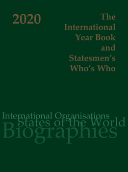 Hardcover International Year Book & Statesmen's Who's Who 2020 Book