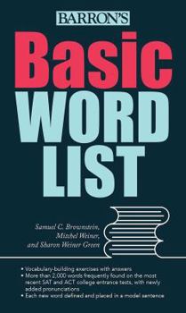 Paperback Basic Word List Book