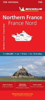 Loose Leaf Michelin Northern France Road and Tourist Map Book