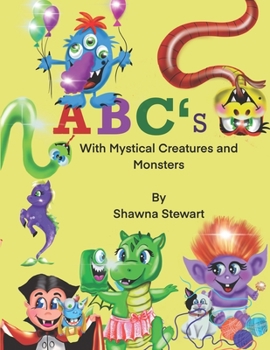 Paperback ABC's with mystical creatures and monsters Book