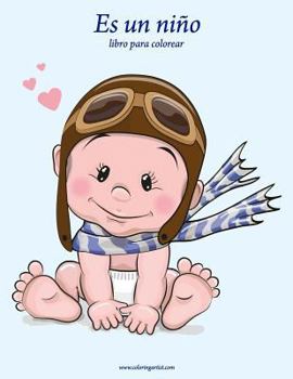 Paperback Es un niño libro para colorear 1 [Spanish] Book