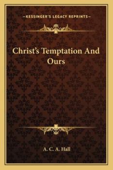 Paperback Christ's Temptation And Ours Book