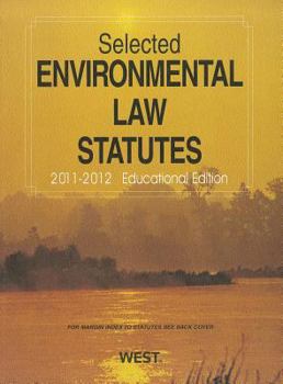 Paperback Selected Environmental Law Statutes, Educational Edition Book