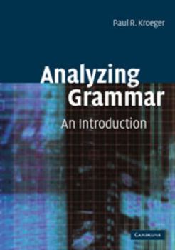 Paperback Analyzing Grammar: An Introduction Book