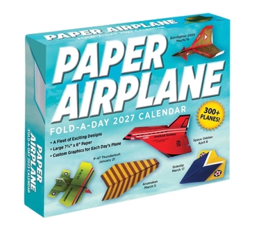 Paper Catalog Paper Airplane 2027 Fold-A-Day Calendar Book