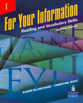 Paperback For Your Information 1: Reading and Vocabulary Skills Book