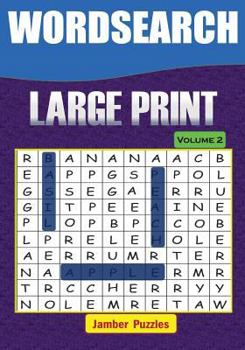 Paperback Word Search Large Print - Volume 2 [Large Print] Book