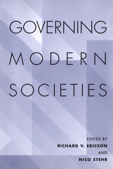 Governing Modern Societies (The Green College Thematic Lecture Series)
