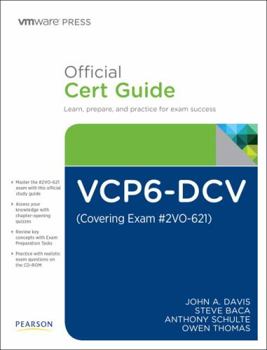 Hardcover Vcp6-DCV Official Cert Guide (Exam #2v0-621) Book